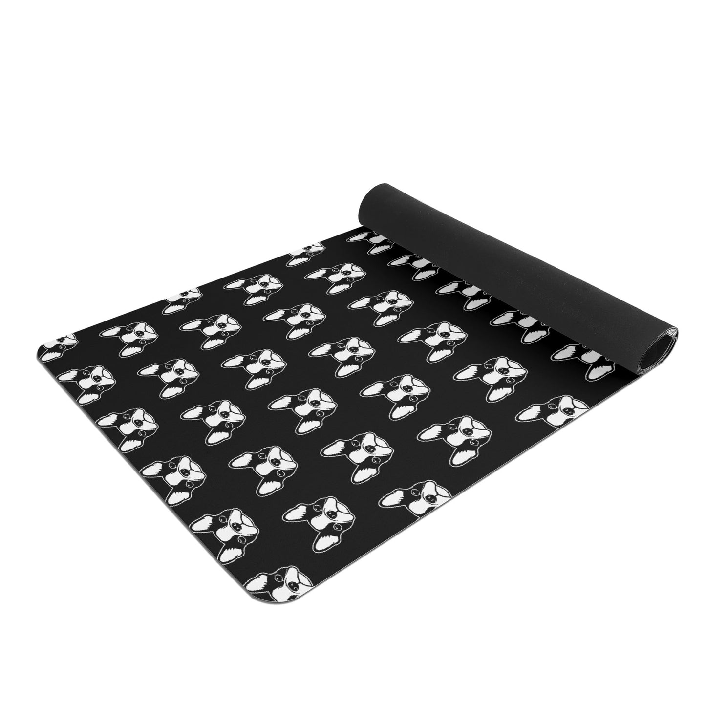 Bostie Faces 4mm Rubber Yoga Mat