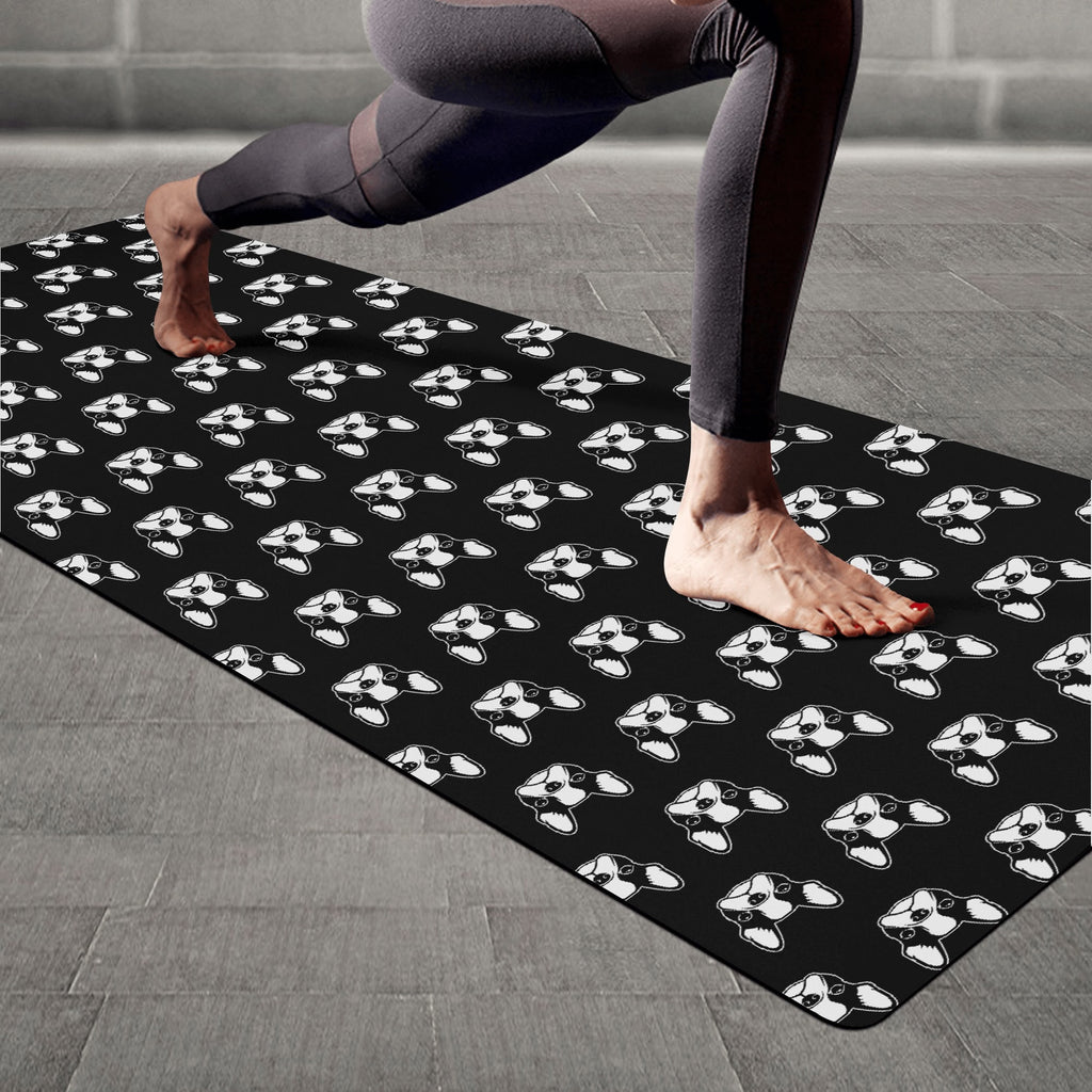 Bostie Faces 4mm Rubber Yoga Mat