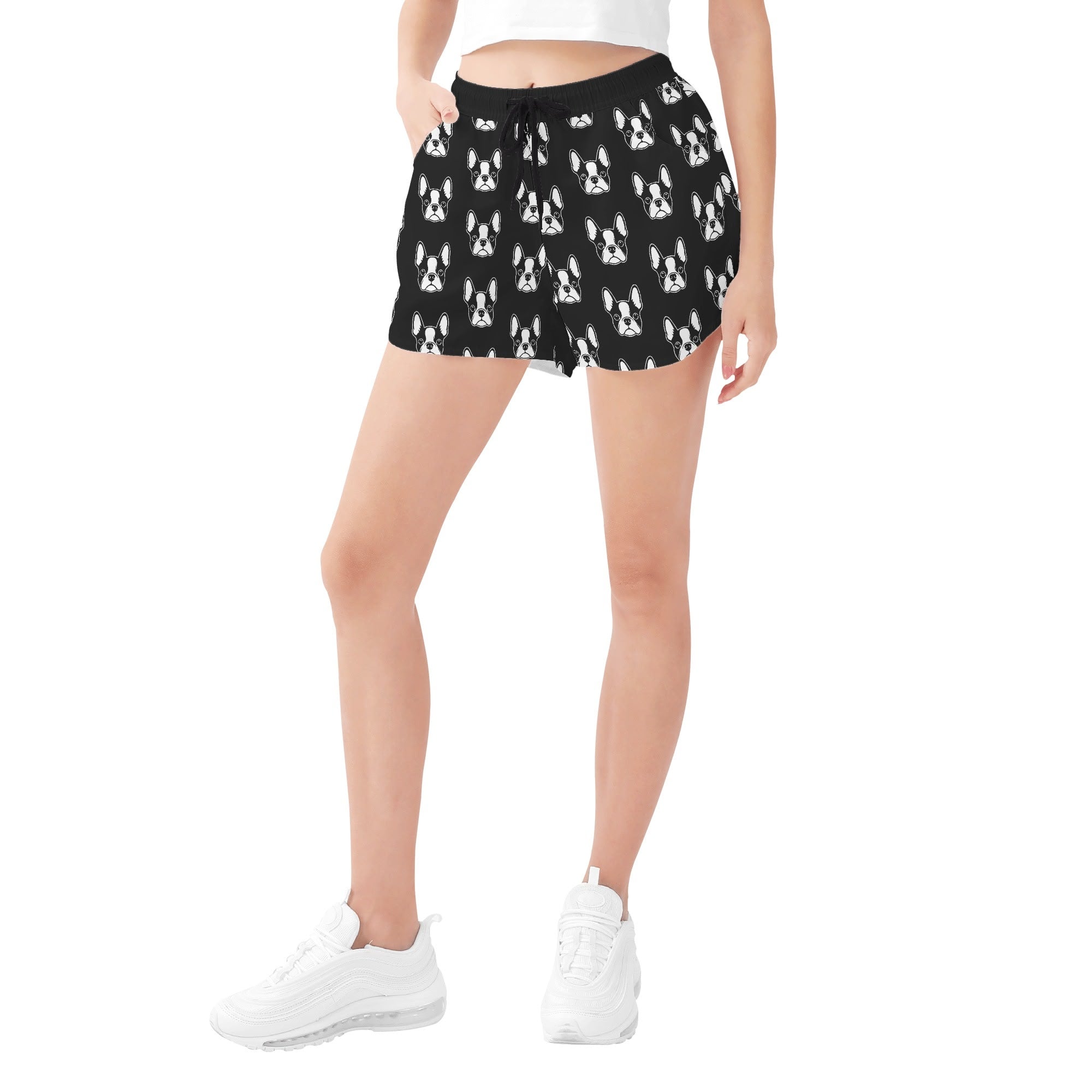 Bostie Faces Womens Casual Beach Shorts