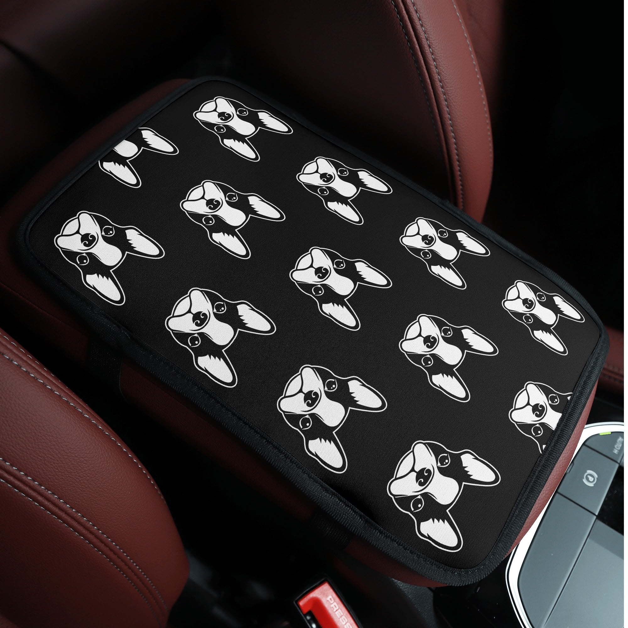 Bostie Faces Car Armrest Pad Cover