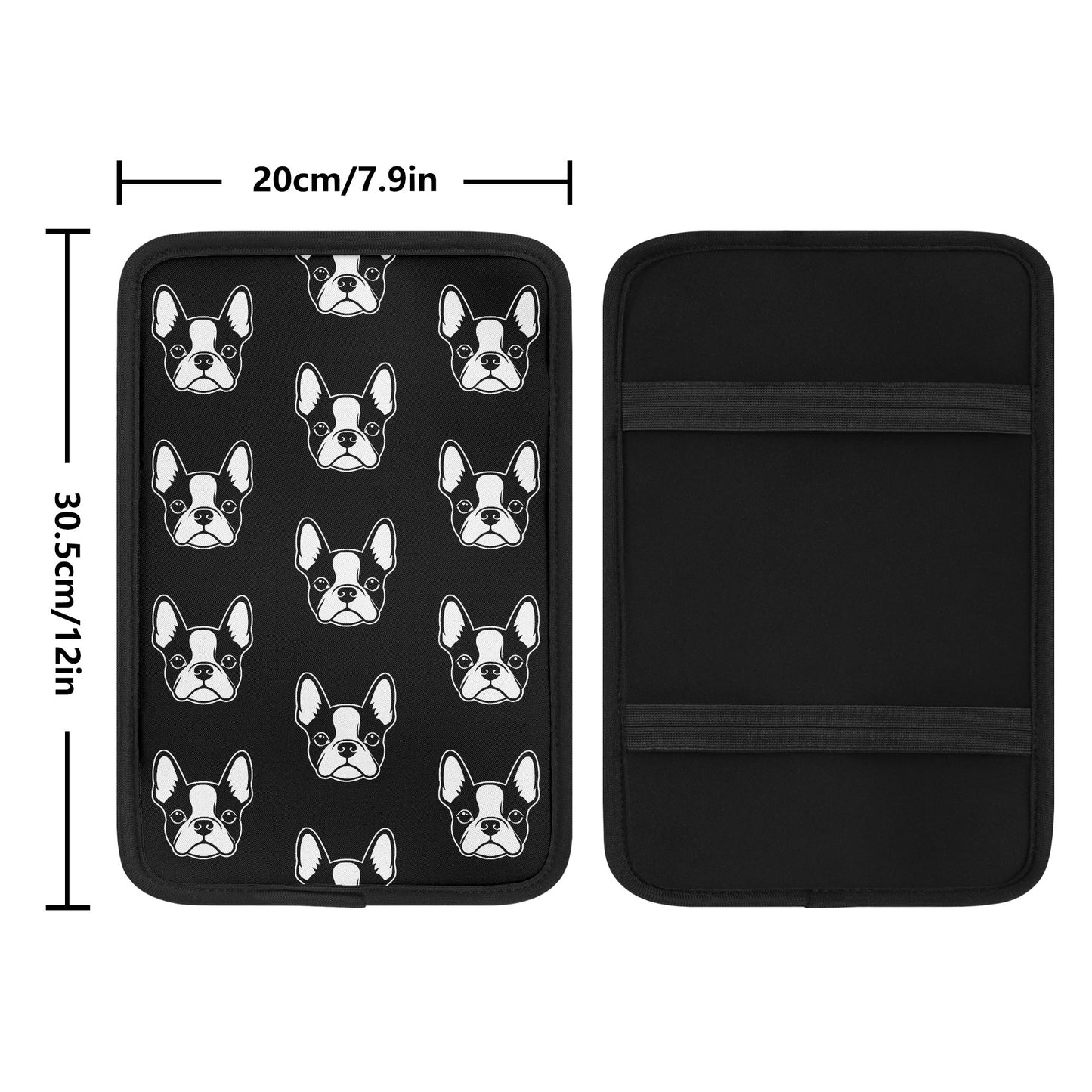 Bostie Faces Car Armrest Pad Cover