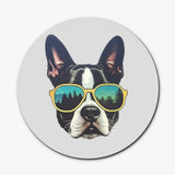 Into The Wild Boston Terrier Wood Coaster (4 Pcs)