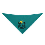 Take Me To The Beach Dog Bandanas