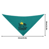 Take Me To The Beach Dog Bandanas