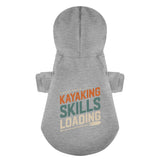 Kayaking Skills Loading 100% Cotton Dog Fleece Hoodie
