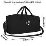 Dog Love Minimalist Travel Duffel Bags Sport Gym Bag
