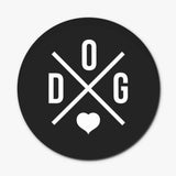 Dog Love Wood Coaster (4 Pcs)