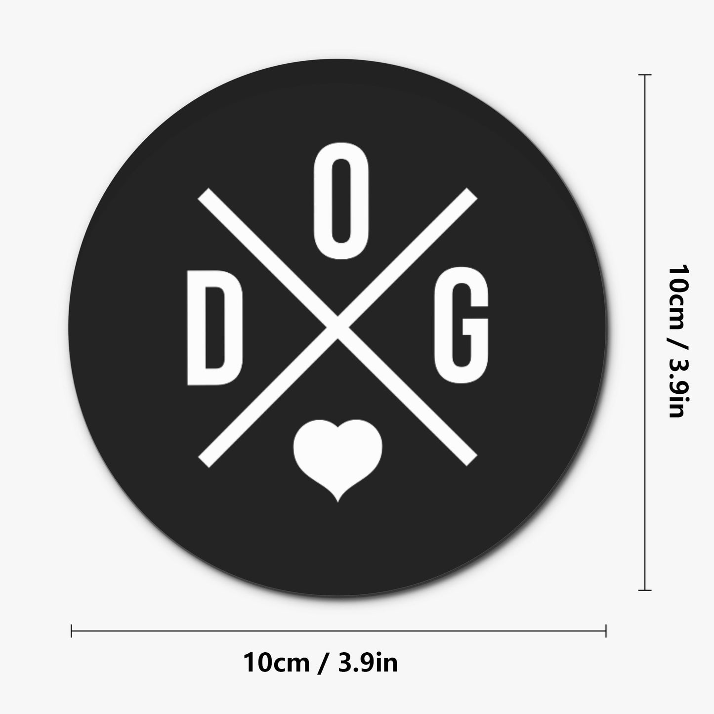 Dog Love Wood Coaster (4 Pcs)