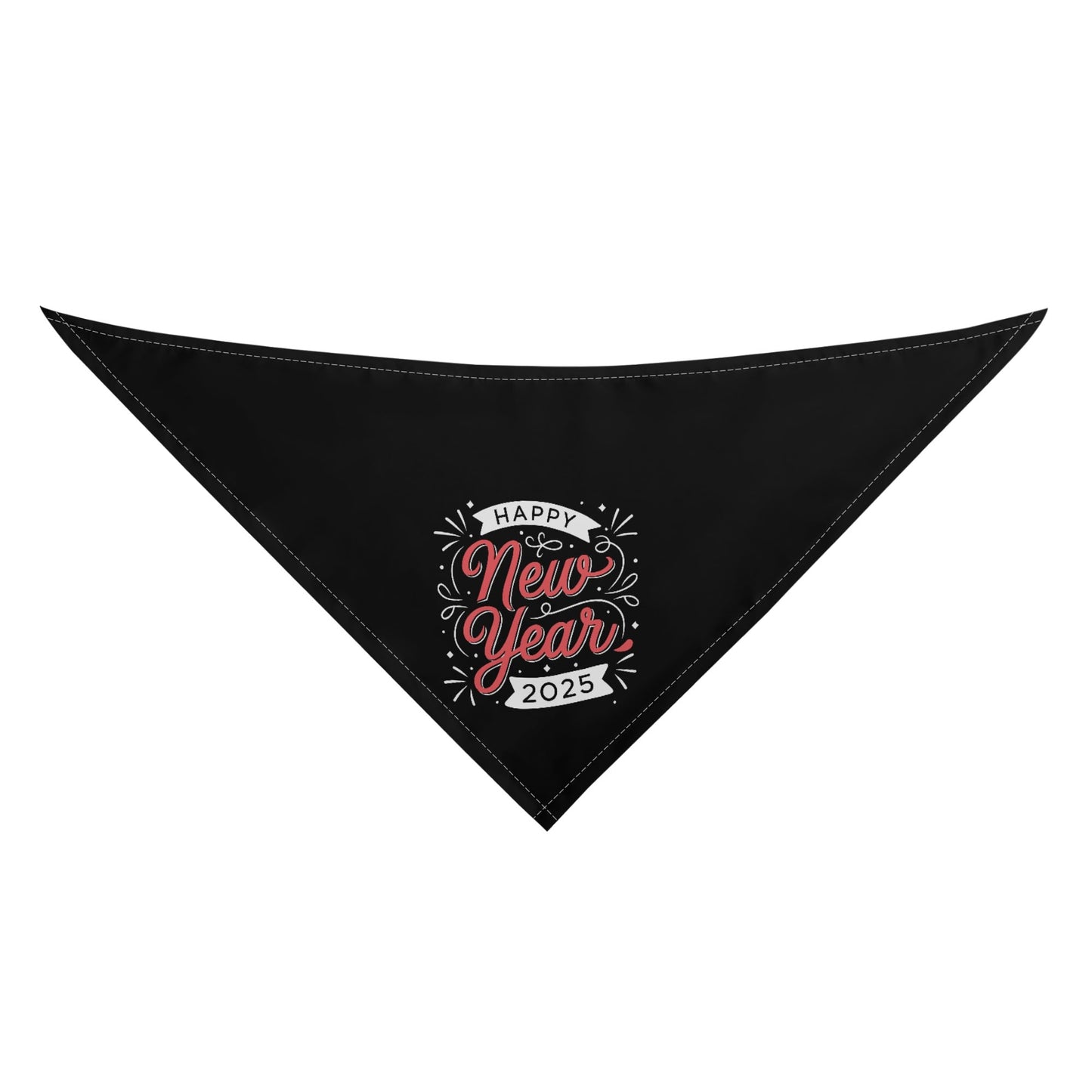 Happy New Year 2025 Dog Bandanas