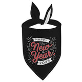 Happy New Year 2025 Dog Bandanas