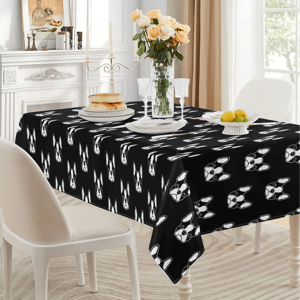 Bostie Faces Tablecloth for Birthdays Weddings Parties