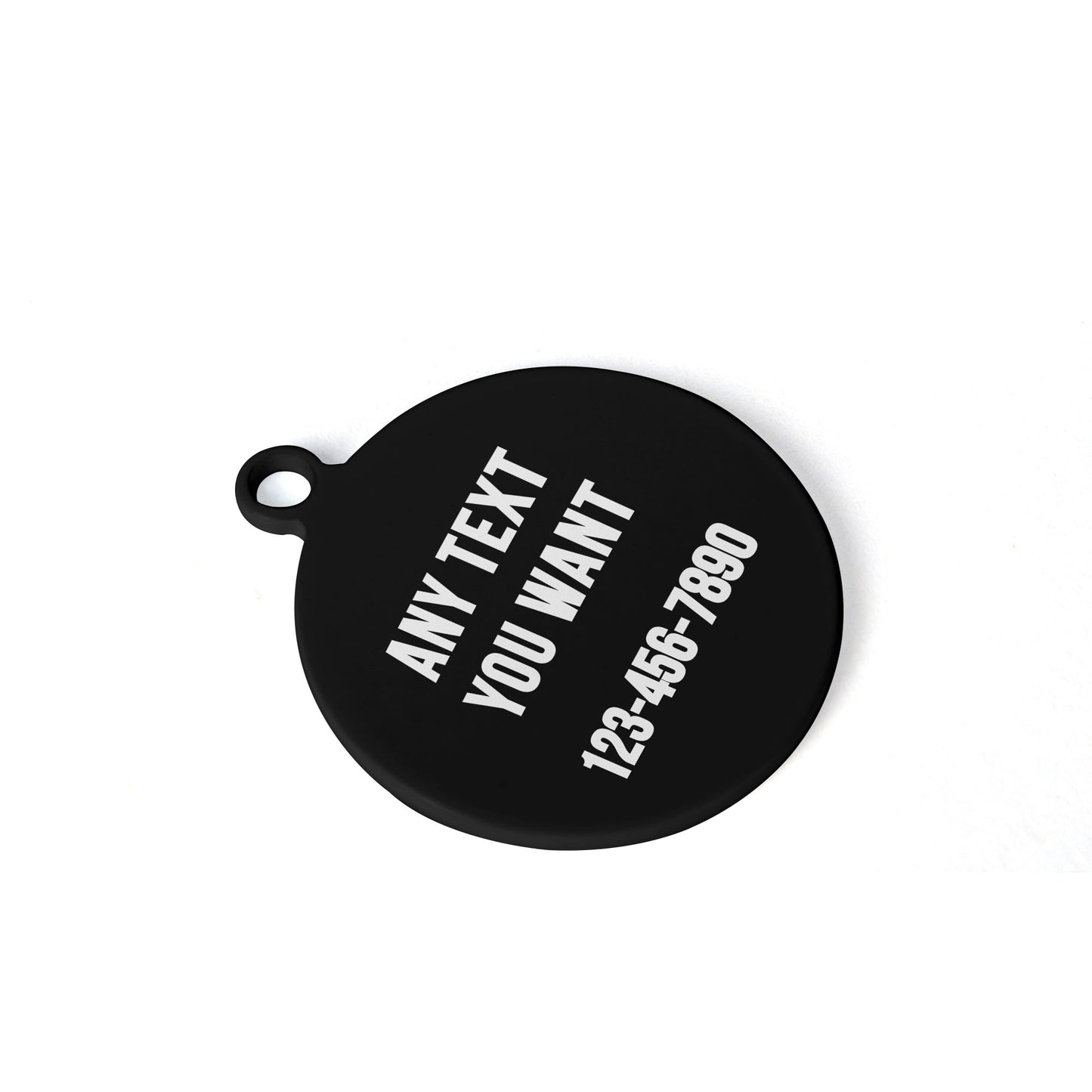 Bostie Face Laser Metal Alloy Dog ID Tag