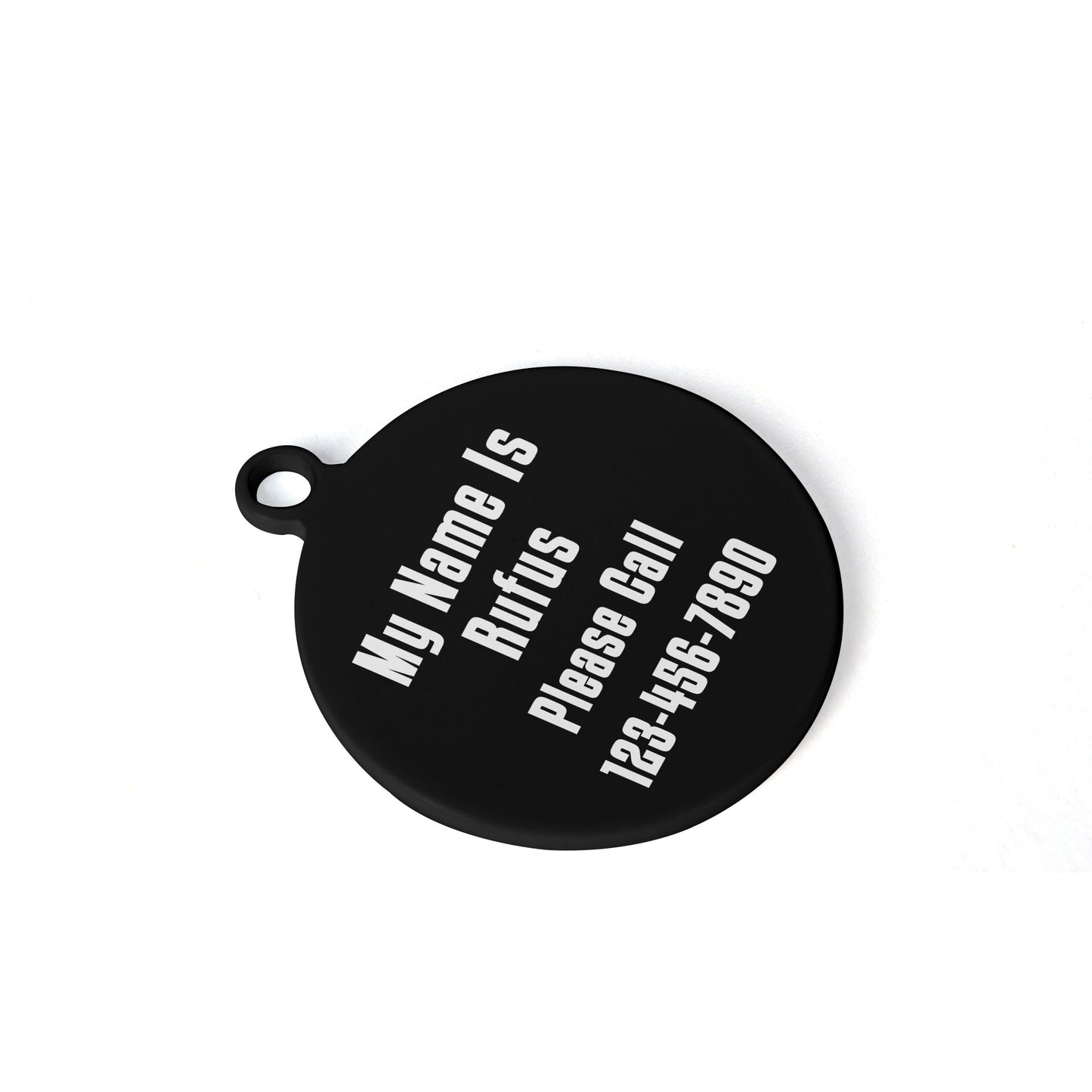 I Got Lost Can You Call My Dad or Mom Custom Laser Metal Alloy Dog ID Tag .