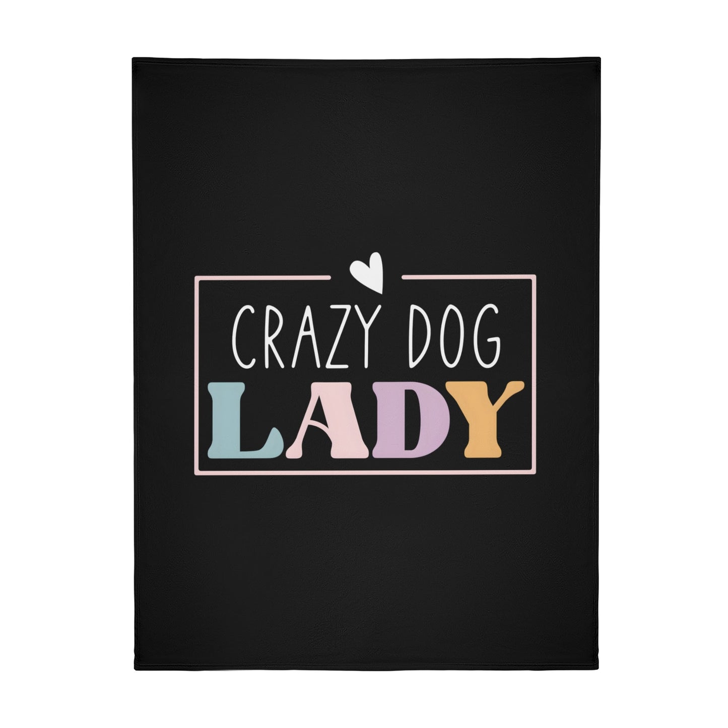 Crazy Dog Lady Flannel Blanket - 4 Sizes