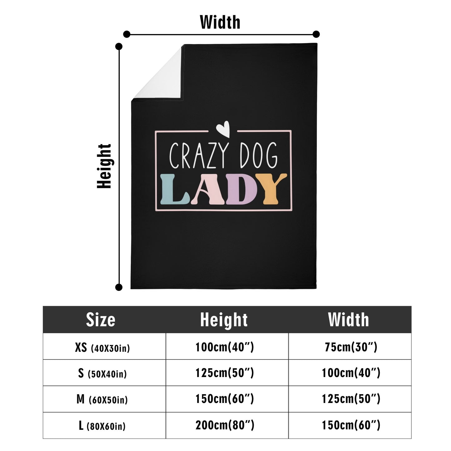 Crazy Dog Lady Flannel Blanket - 4 Sizes