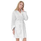 Crazy Dog Lady Womens Short Bathrobe