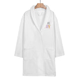 Crazy Dog Lady Womens Short Bathrobe
