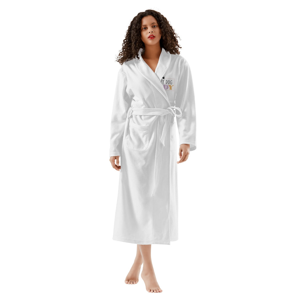 Crazy Dog Lady Womens Long Bathrobe