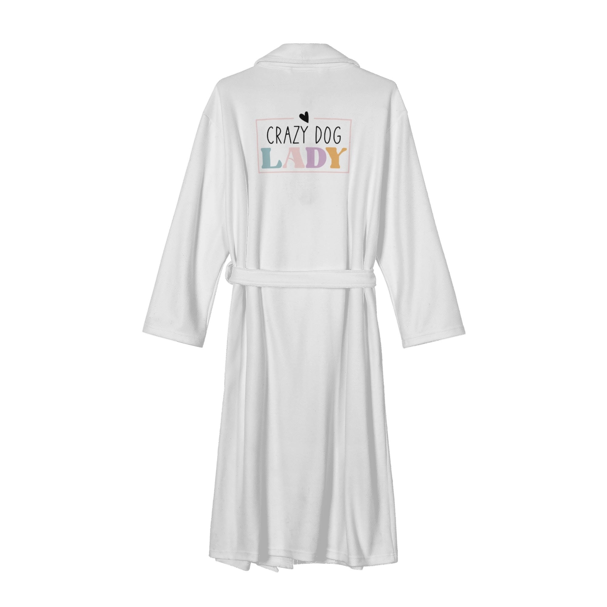 Crazy Dog Lady Womens Long Bathrobe