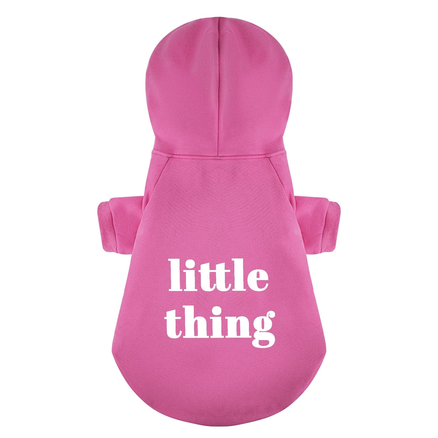 Little Thing 100% Cotton Dog Fleece Hoodie