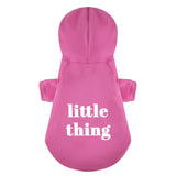 Little Thing 100% Cotton Dog Fleece Hoodie