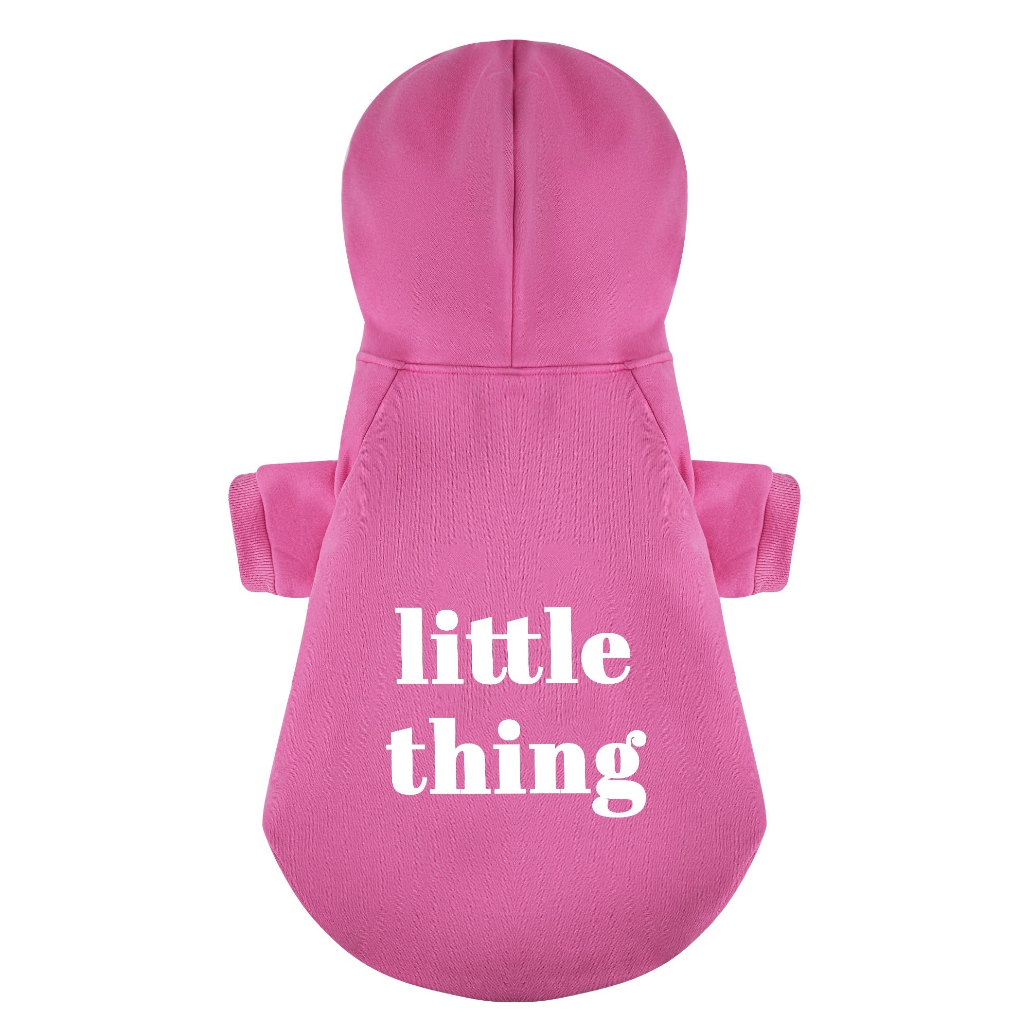 Little Thing 100% Cotton Dog Fleece Hoodie