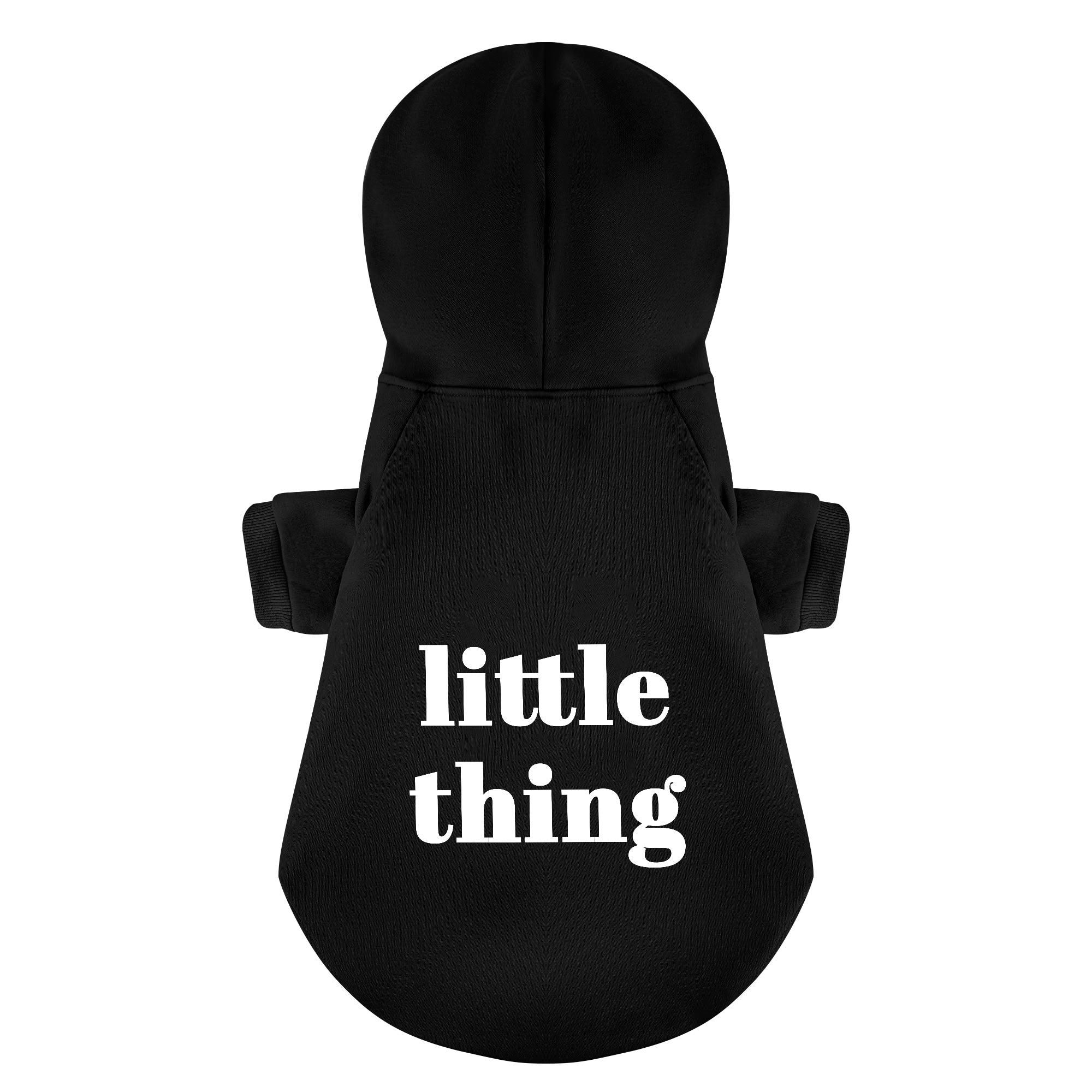 Little Thing 100% Cotton Dog Fleece Hoodie
