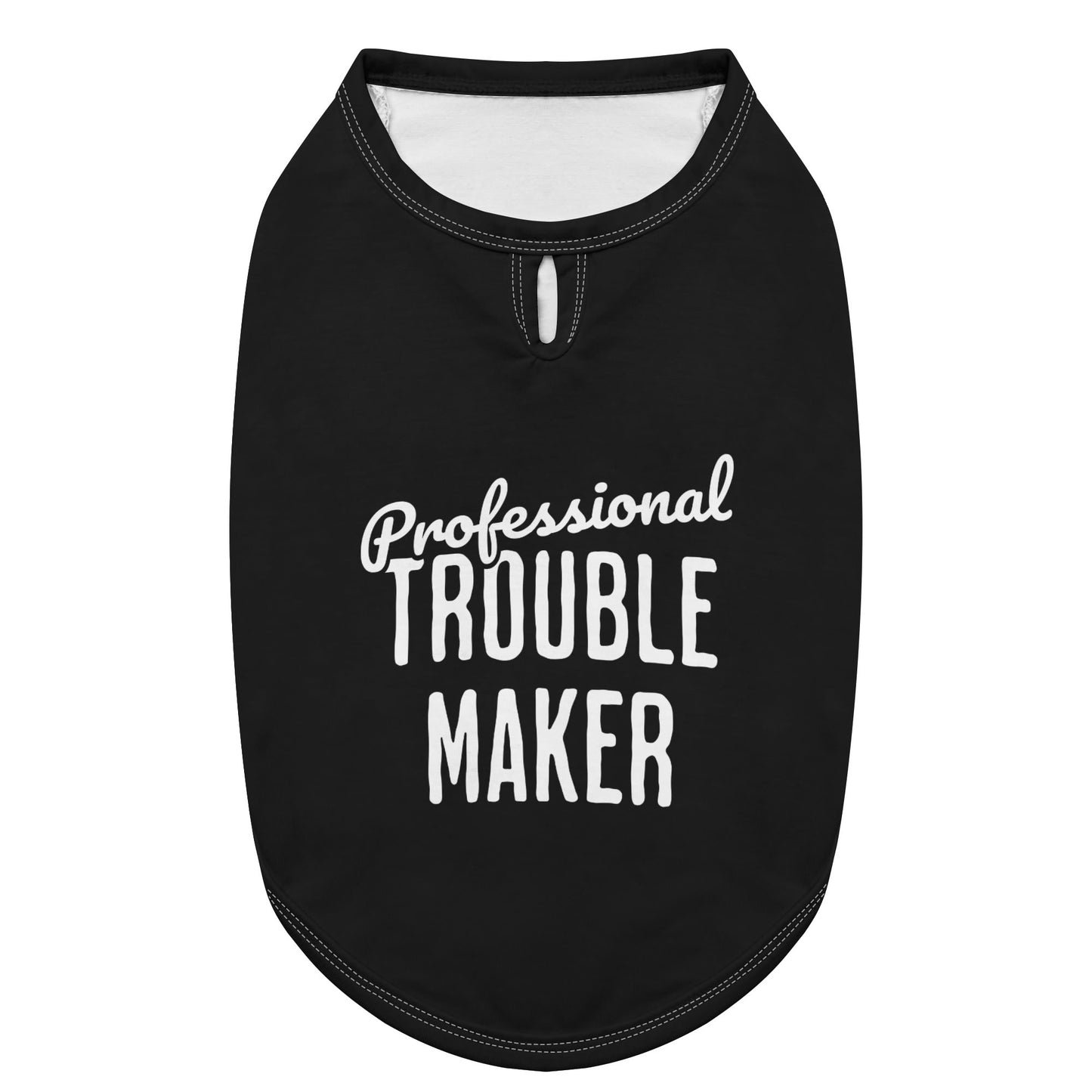 Professional Trouble Maker Dog Shirt