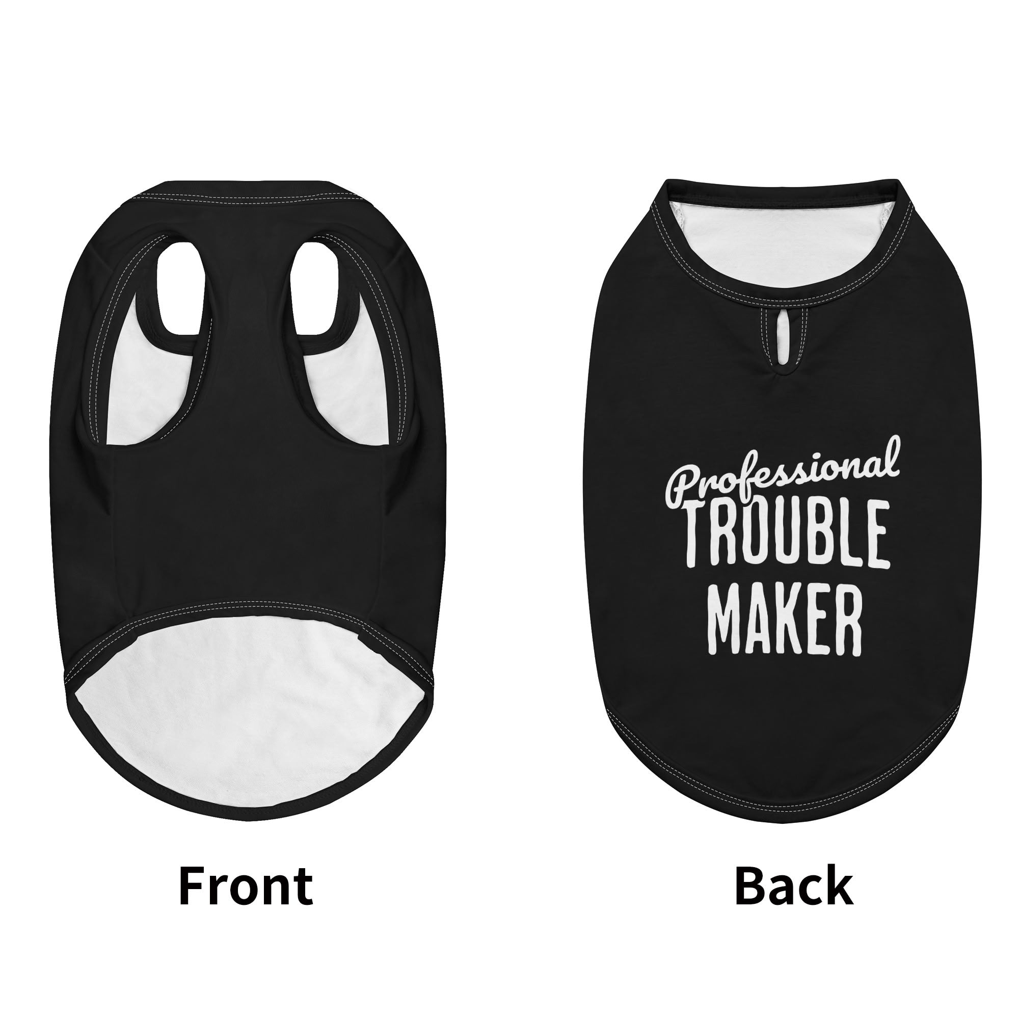 Professional Trouble Maker Dog Shirt