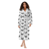 Bostie Faces Womens Long Bathrobe