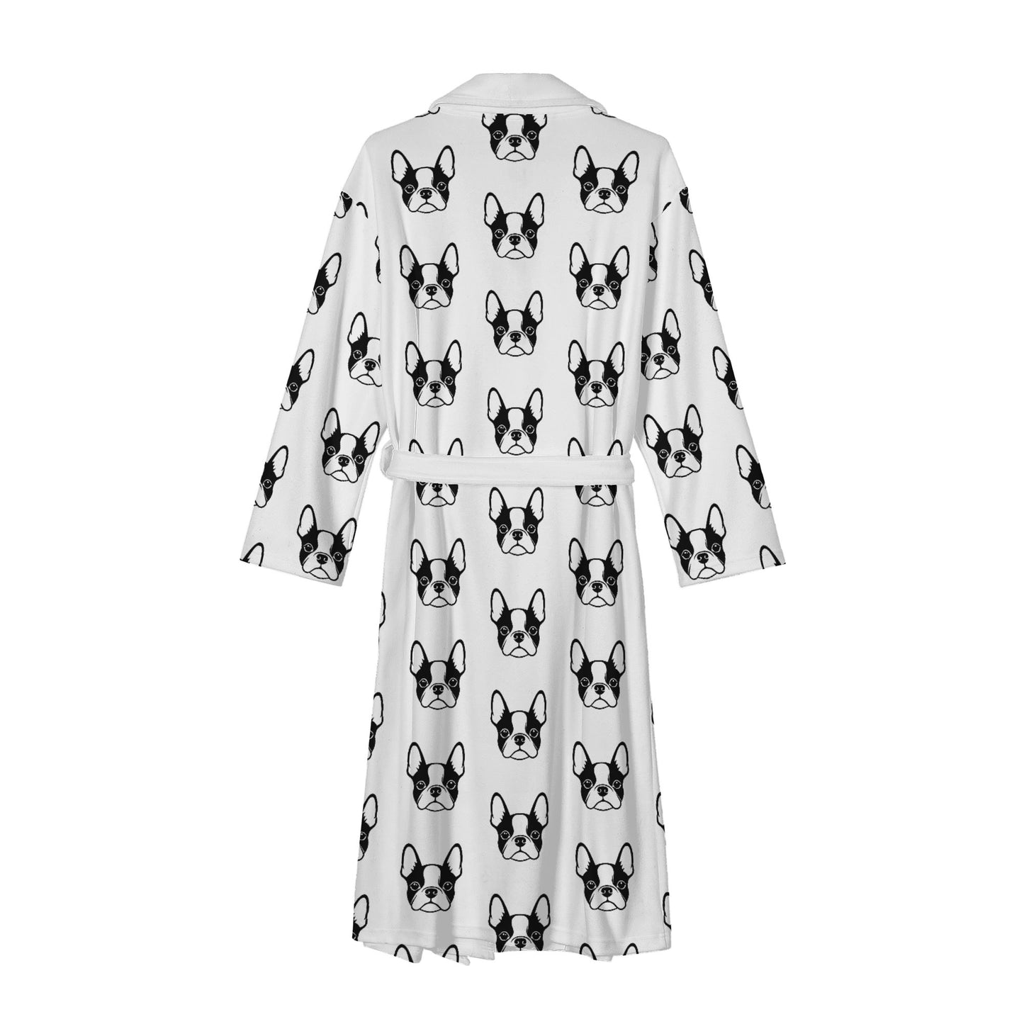 Bostie Faces Womens Long Bathrobe