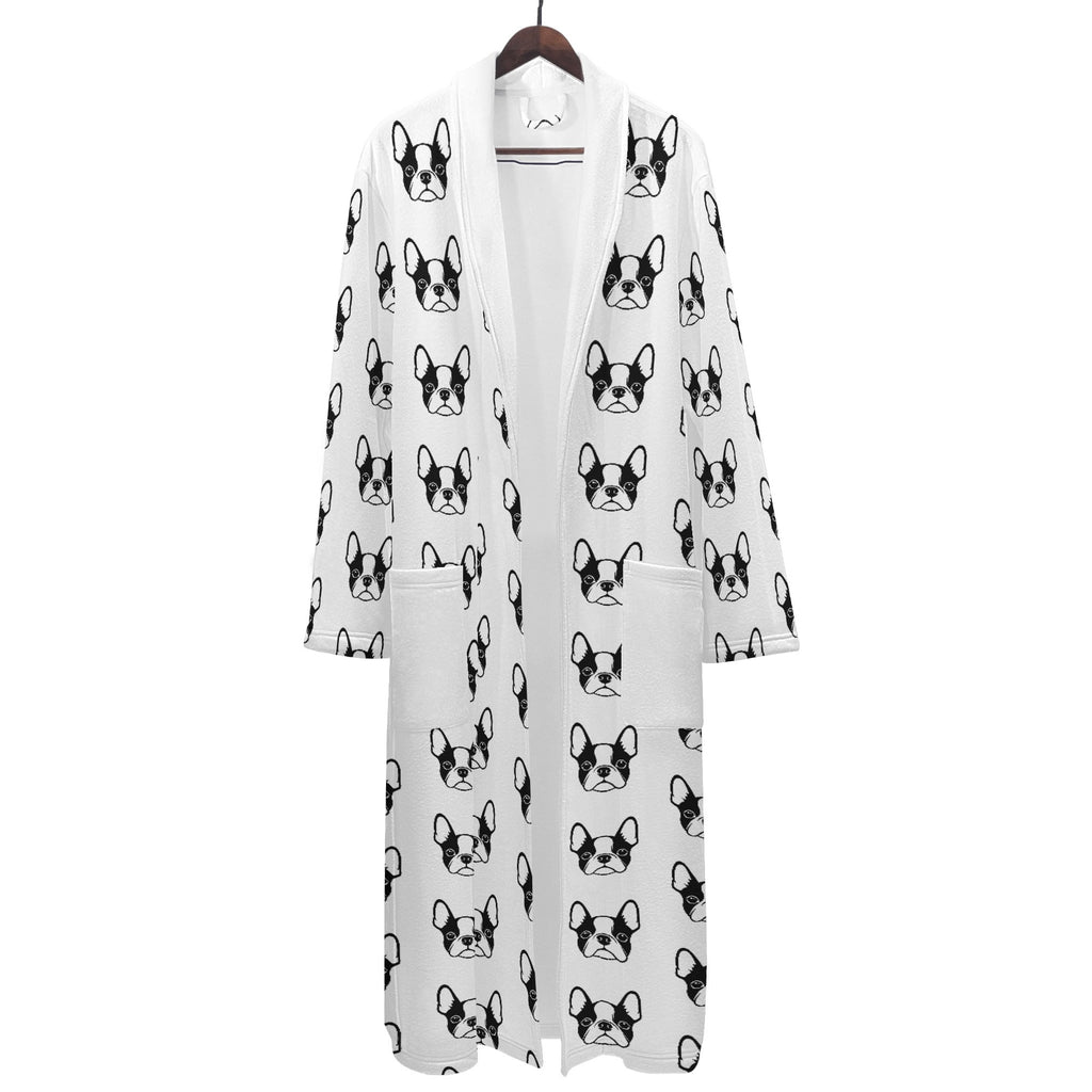 Bostie Faces Mens Bathrobe