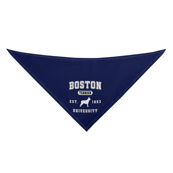 Boston Terrier University EST. 1893 Dog Bandanas