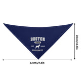 Boston Terrier University EST. 1893 Dog Bandanas