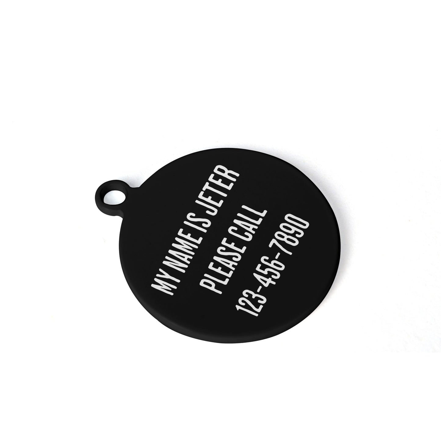 If Found, Im Friendly Custom Laser Metal Alloy Dog ID Tag