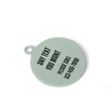 Sunflower and Butterfly Custom Laser Metal Alloy Dog ID Tag