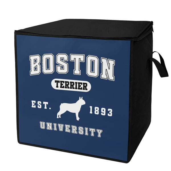 Boston Terrier University EST. 1893 Storage Box Bag