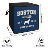 Boston Terrier University EST. 1893 Storage Box Bag