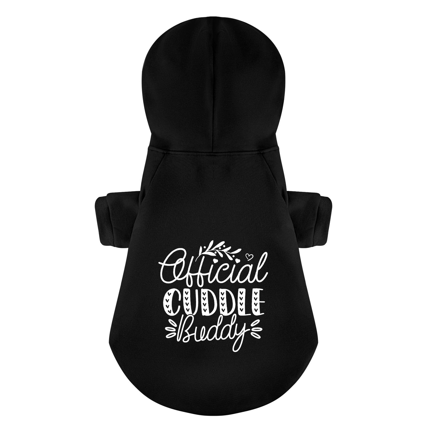 Official Cuddle Buddy 100% Cotton Dog Fleece Hoodie