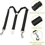 Dog Car Seat Belt Double-ended One For Two