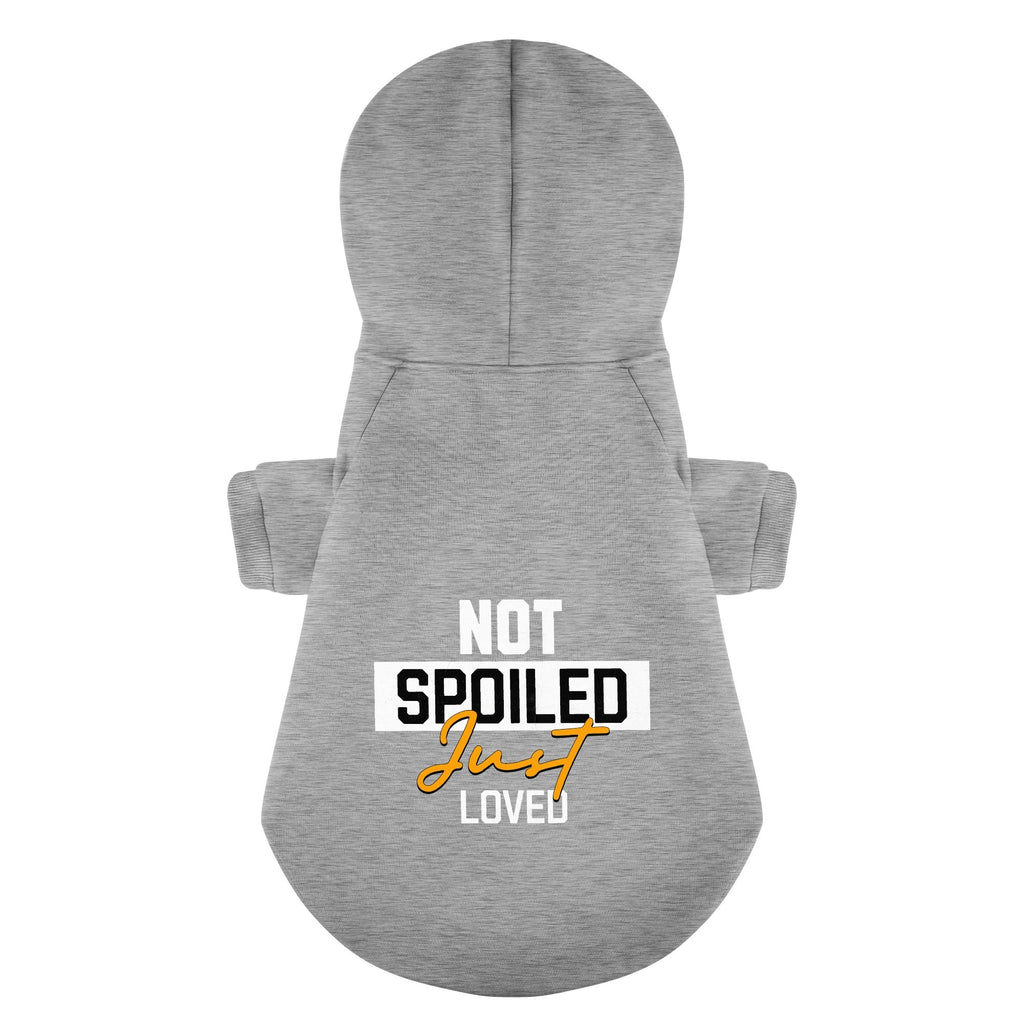 Not Spoiled Just Loved 100% Cotton Dog Fleece Hoodie