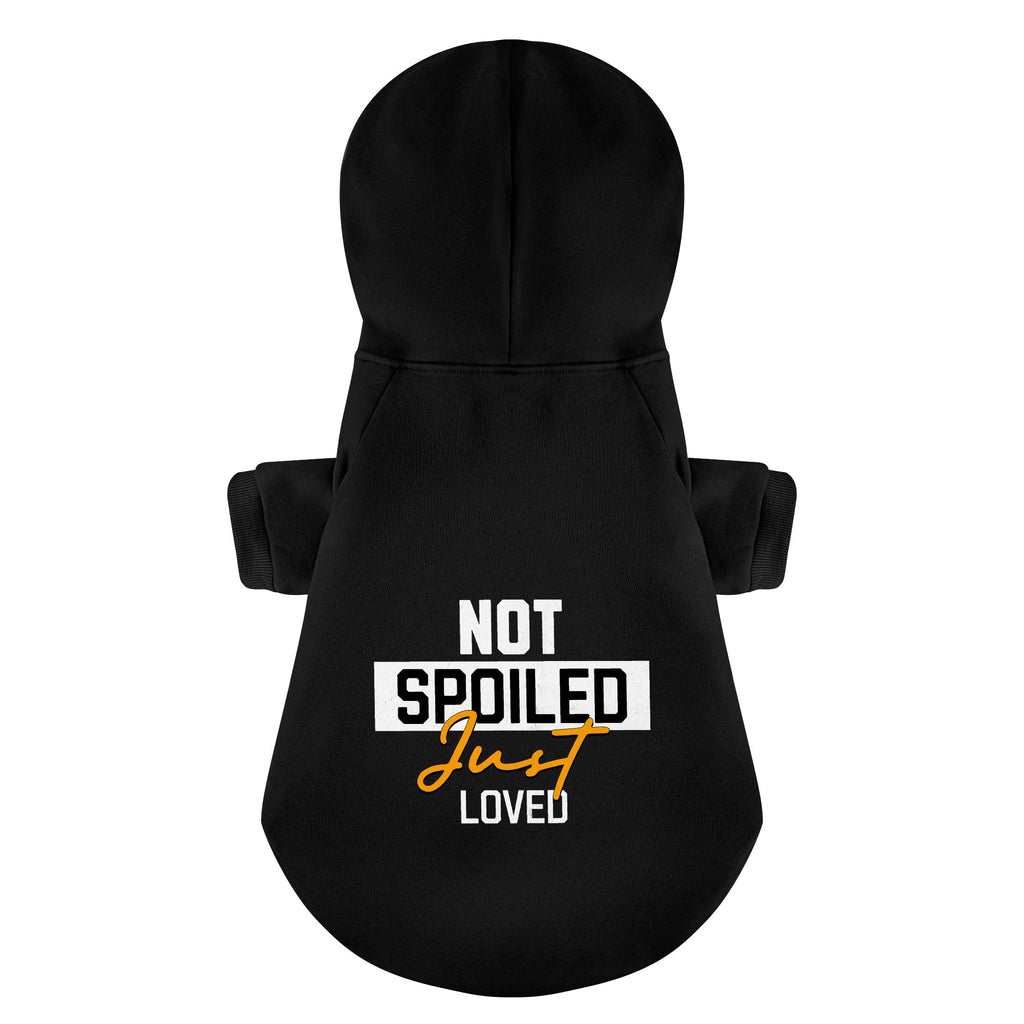 Not Spoiled Just Loved 100% Cotton Dog Fleece Hoodie