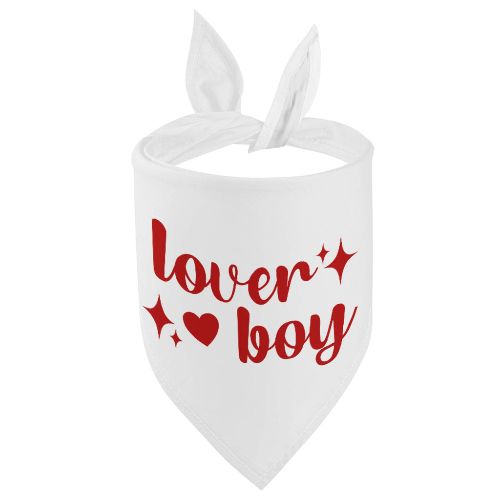 Lover Boy Valentines Day Dog Bandanas