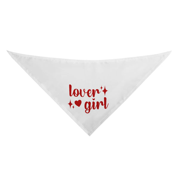 Lover Girl Valentines Day Dog Bandanas