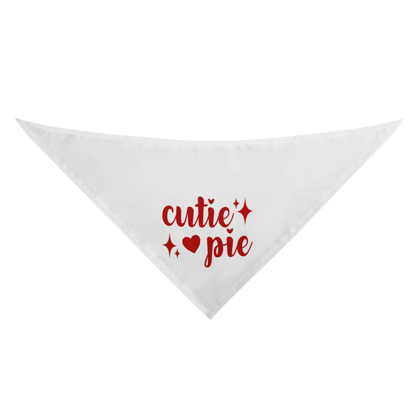 Cutie Pie Valentines Day Dog Bandanas