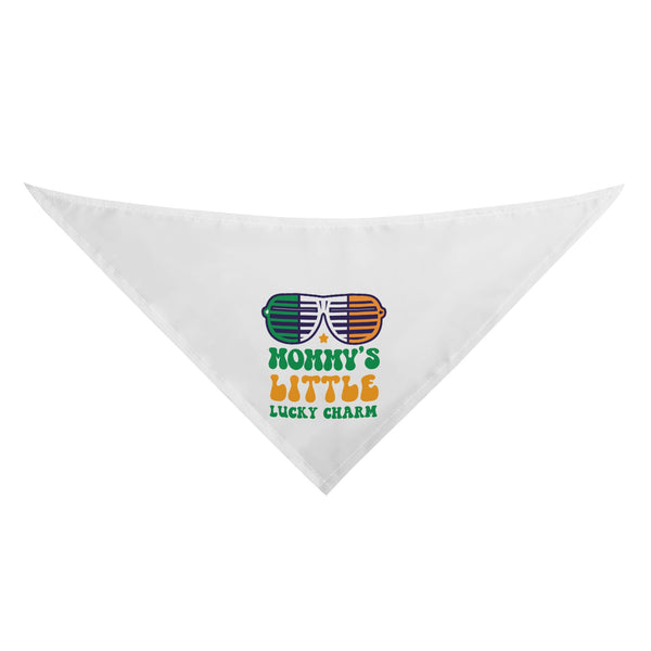 Mommys Little Lucky Charm St Patricks Day Dog Bandanas