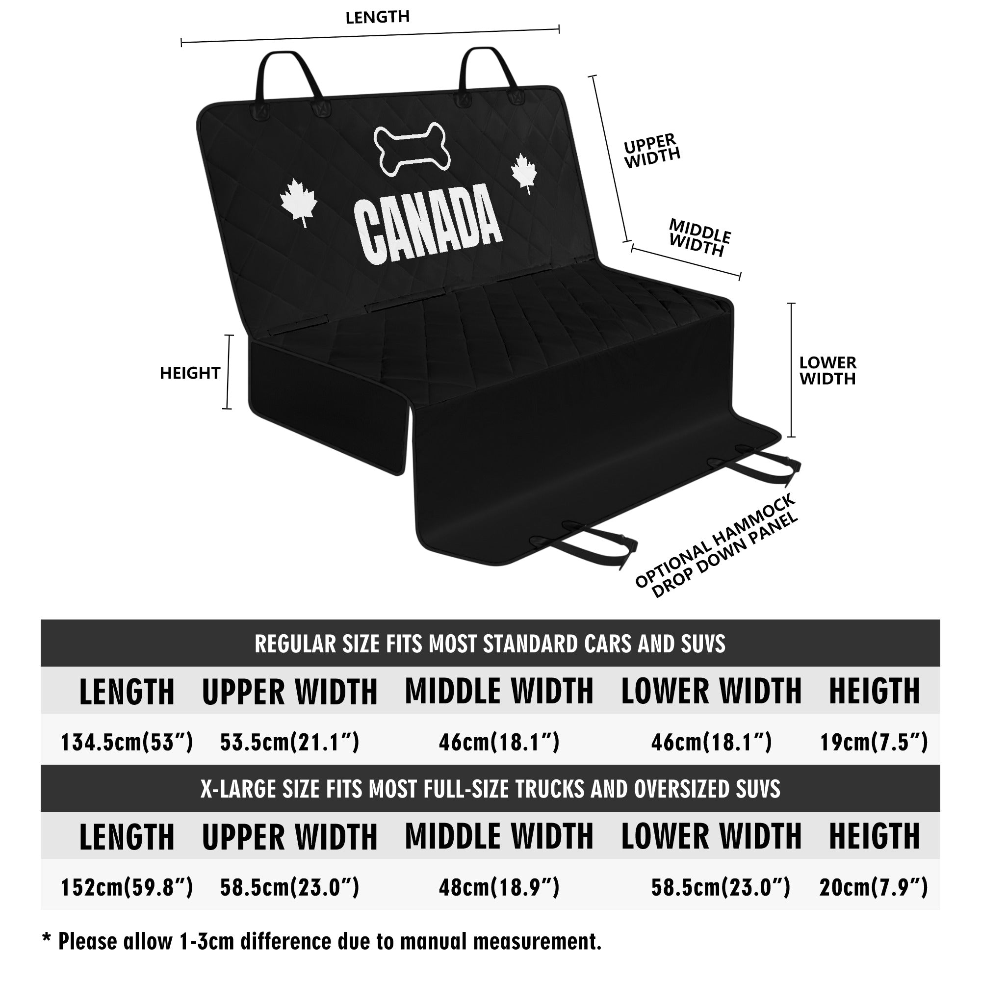 Canada Car Dog Seat Cover