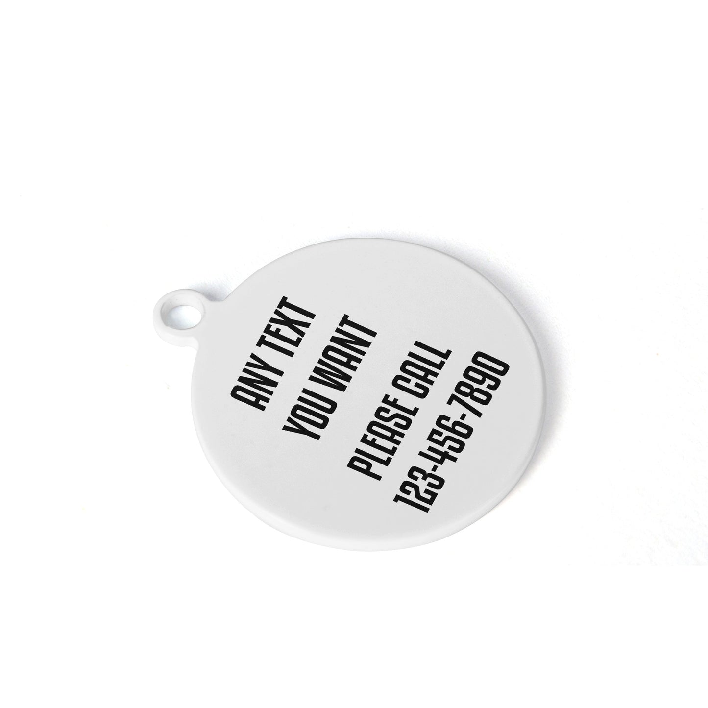 United States USA Personalized  Laser Metal Alloy Dog ID Tag