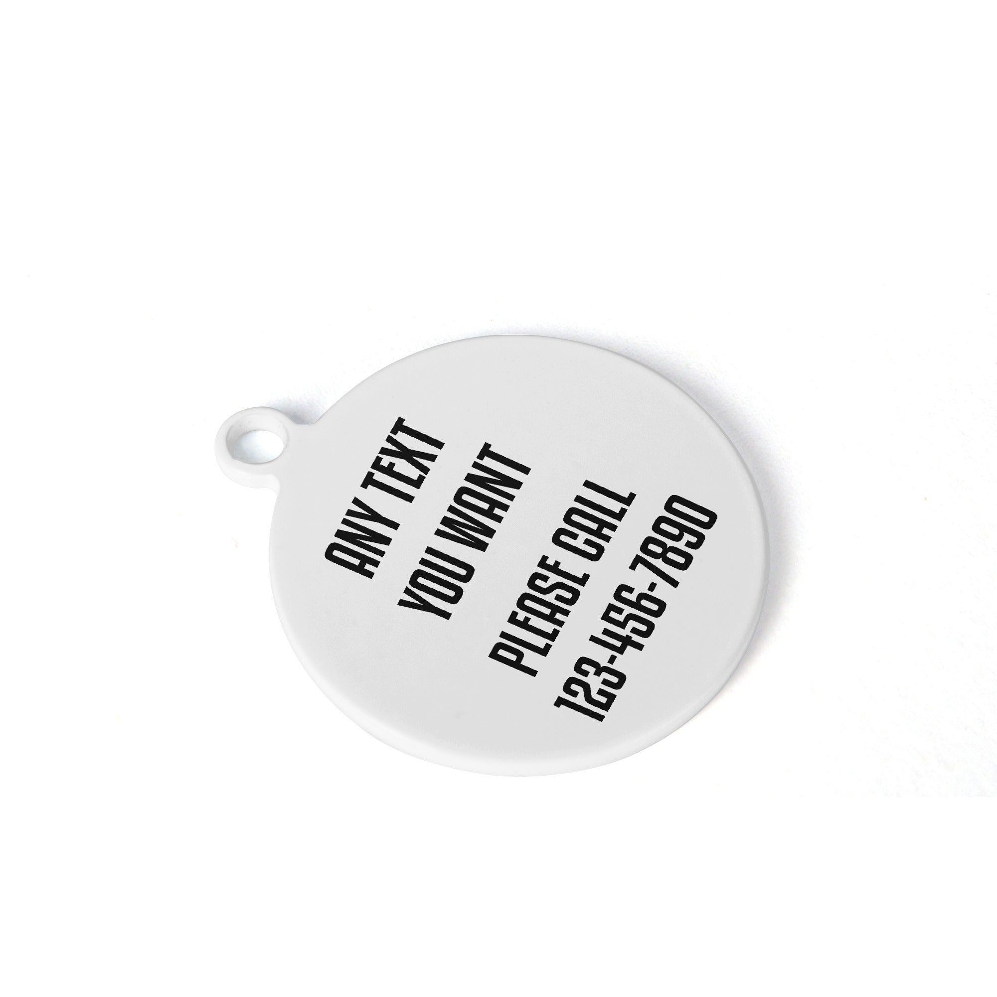 United States USA Personalized  Laser Metal Alloy Dog ID Tag