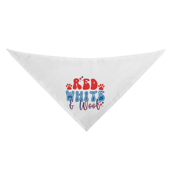 Red White and Woof 4th of July Retro Pet Bandanas